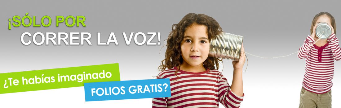 ¡Folios GRATIS!
